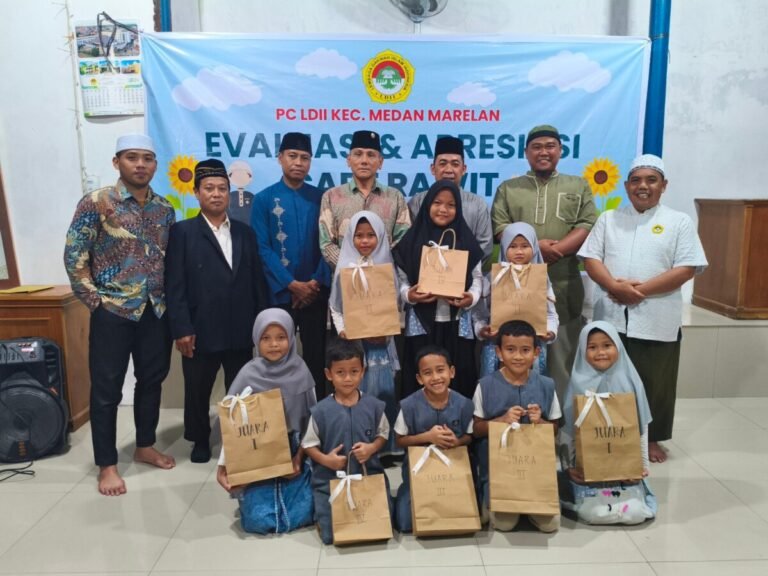 PC LDII Medan Marelan Gelar Evaluasi bagi santri Usia Dini